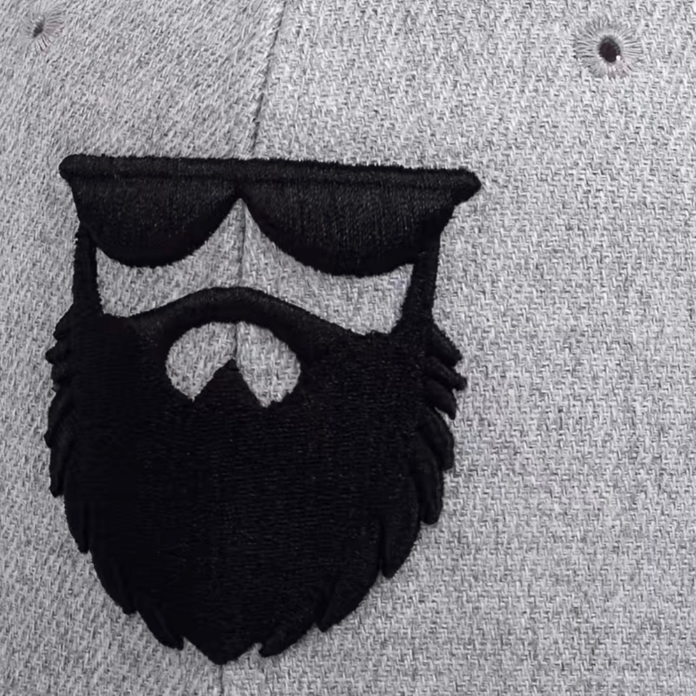 New Men's Casual Beard Embroidered Baseball Cap Hat Hip Hop - Picture 4 of 6
